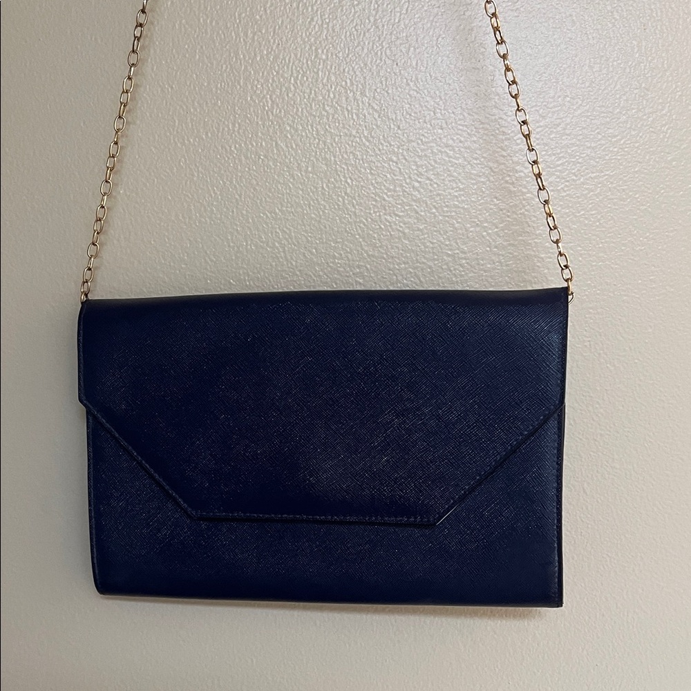 Elegant Navy Clutch Bag